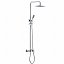 Conjunto barra de ducha monomando Liverpool cromo de Imex